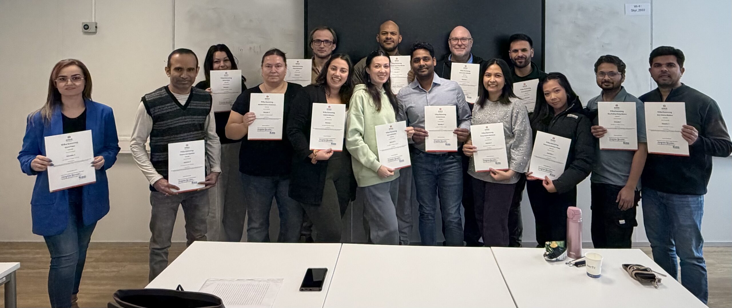 Útskrift úr Íslensku 1 – helgarnámskeiði